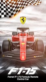 CMJ RC Cars Ferrari F1-75 1:12 Scale RC Car 2.4GHz 8.2kmh Red view 9
