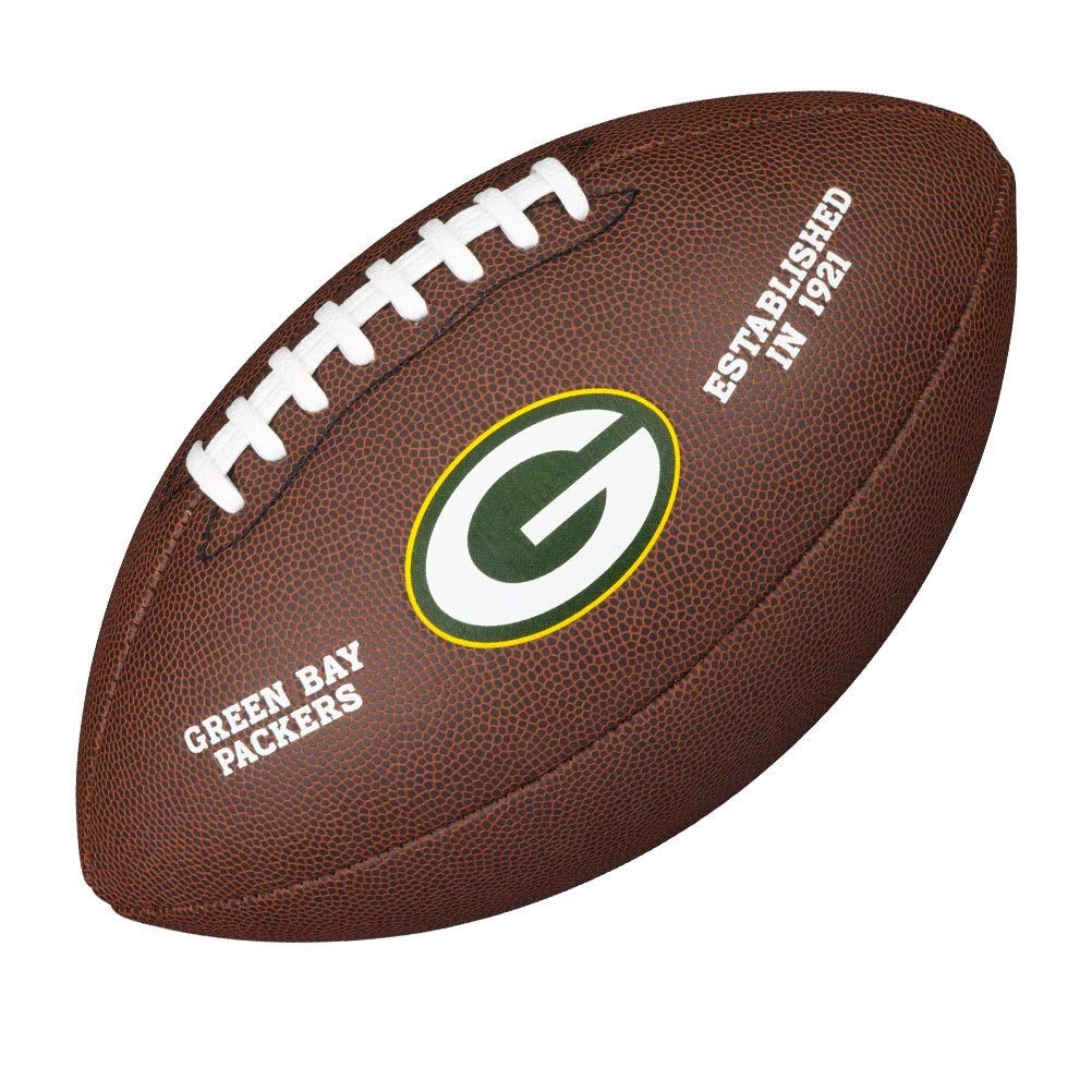 Wilson Unisex-Adult NFL Licensed Ball, Brown, Uni