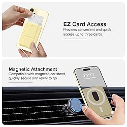 AMAZINGthing Magnetic Phone Wallet Compatible with