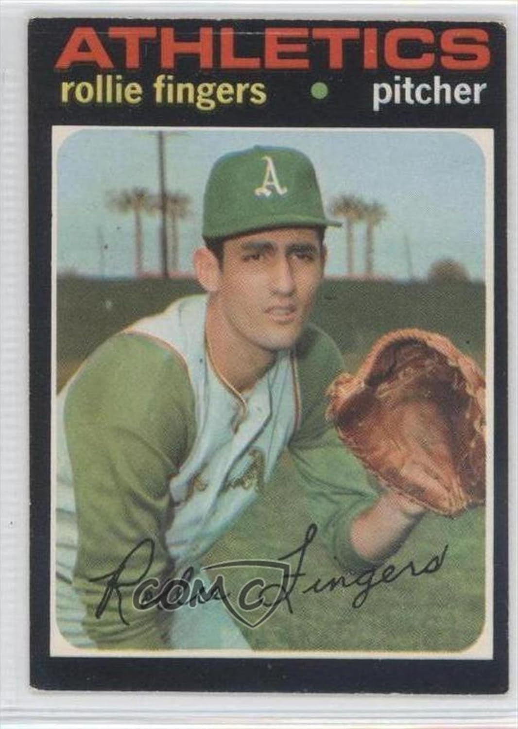 Rollie Fingers Baseball Card 1971 O Pee Chee 384 Amazon ca Sports 