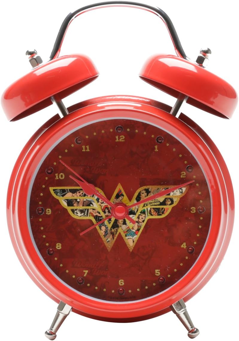Relogio despertador Mulher Maravilha