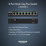 NETGEAR MS308E 8 Port 2.5GB Switch Multi-Gig Desktop or Wall Mount view 2