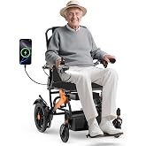 BIQISSI Lightweight Electric Wheelchair for Adults,0715OR-30,G5
