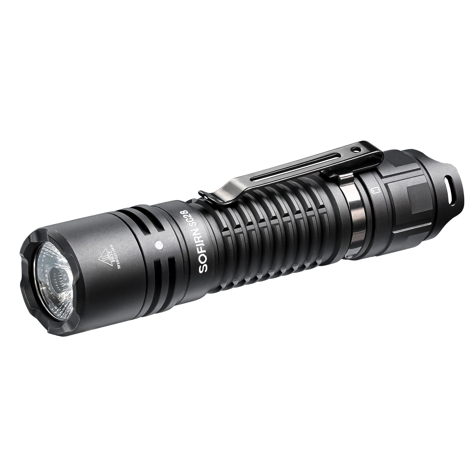 Sofirn SC28 Led Torch 2800 Lumens Super Bright Type C Rechargeable Torches Powerful Tactical EDC Flashlight with 3 User-Selectable Programs, for Outdoor and Indoor Activities (OUTFBASC28T)