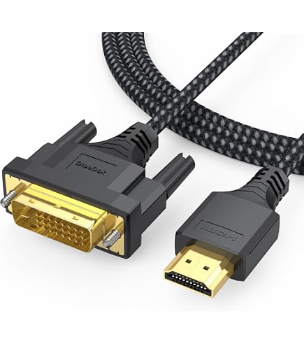 HDMI Auf DVI-D Adapterkabel, 2 Meter, Bidirektional – Verbinde Monitor, PC & Multimedia-Geräte