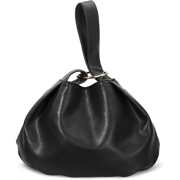 thumbnail image 2 of Women's Velvet Top Handle Clutch Bag - Small Tote Purse With Wristlet Loop & Magnetic Closure 2 of 12