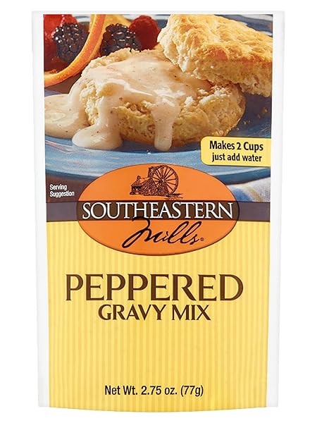 SOUTHEASTERN MILLS PEPPER GRAVY MIX, 2.75-OUNCE (PACK OF 24)