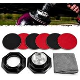 Bowling Ball Resurfacing Kit with Drill Adapter, Sanding Pads &amp; Accessories | Bowling Ball Sander Drill Attachment, CNC Adapter, ABS Holder, 5-Inch Sanding Pads &amp; Microfiber Towel, Bowling Accessories