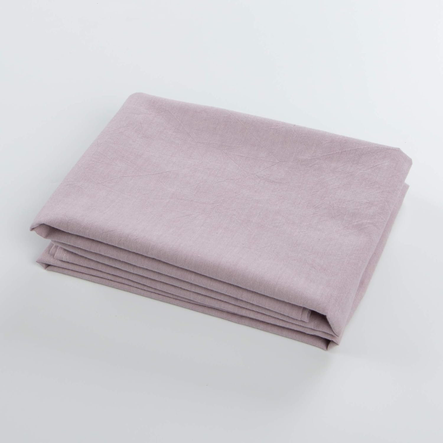NTBAY Washed Cotton Body Pillow Cover, Breathable Yarn Dyed Solid Envelope Closure for Adults Pregnant Body Pillowcase, 20 x 54 Inches, Light Purple: Home & Kitchen