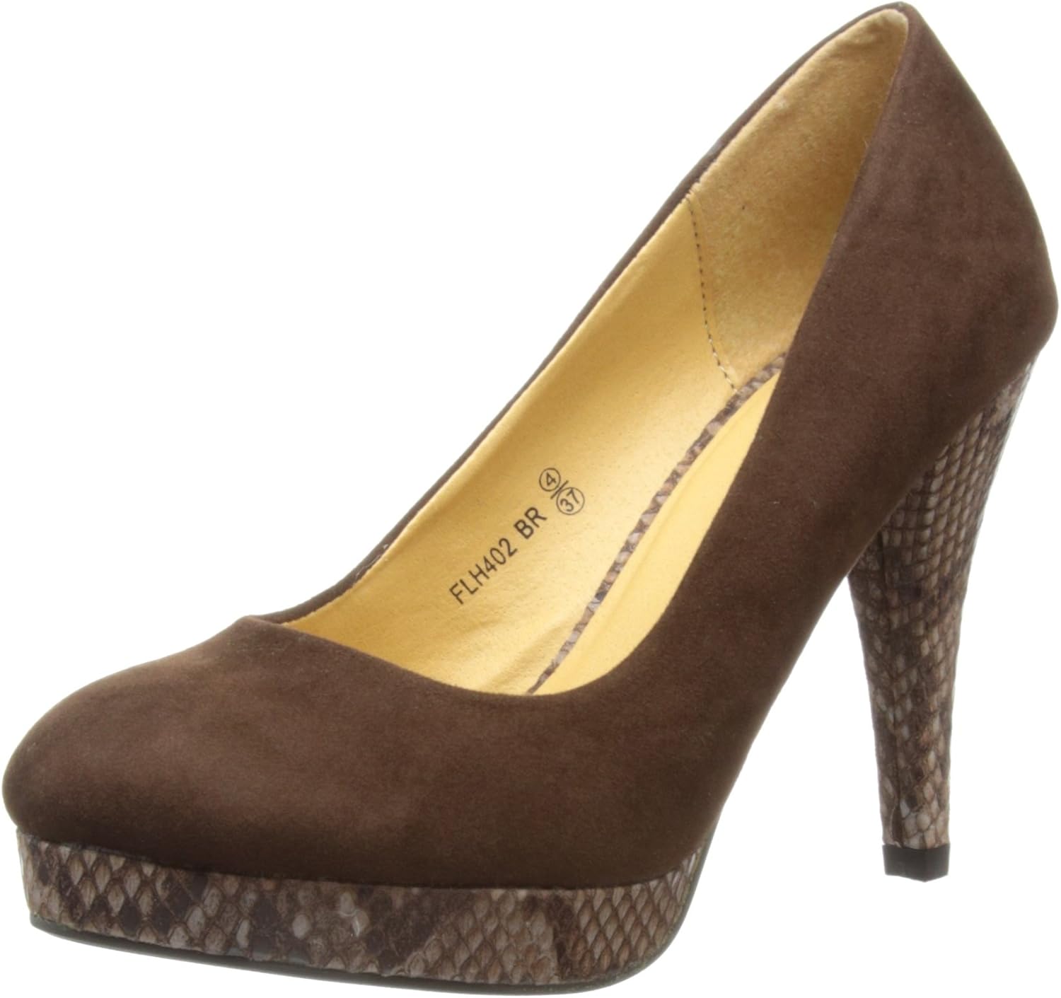 Lunar Womens Brown Court Shoes FLH402 4 UK, 37 EU Amazon.co.uk Shoes