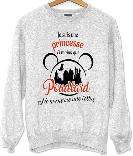 Télécharger gratuitement Images Sweat Je Suis Une Princesse A Moins Que Poudlard Ne M Envoie Une dernière salutations