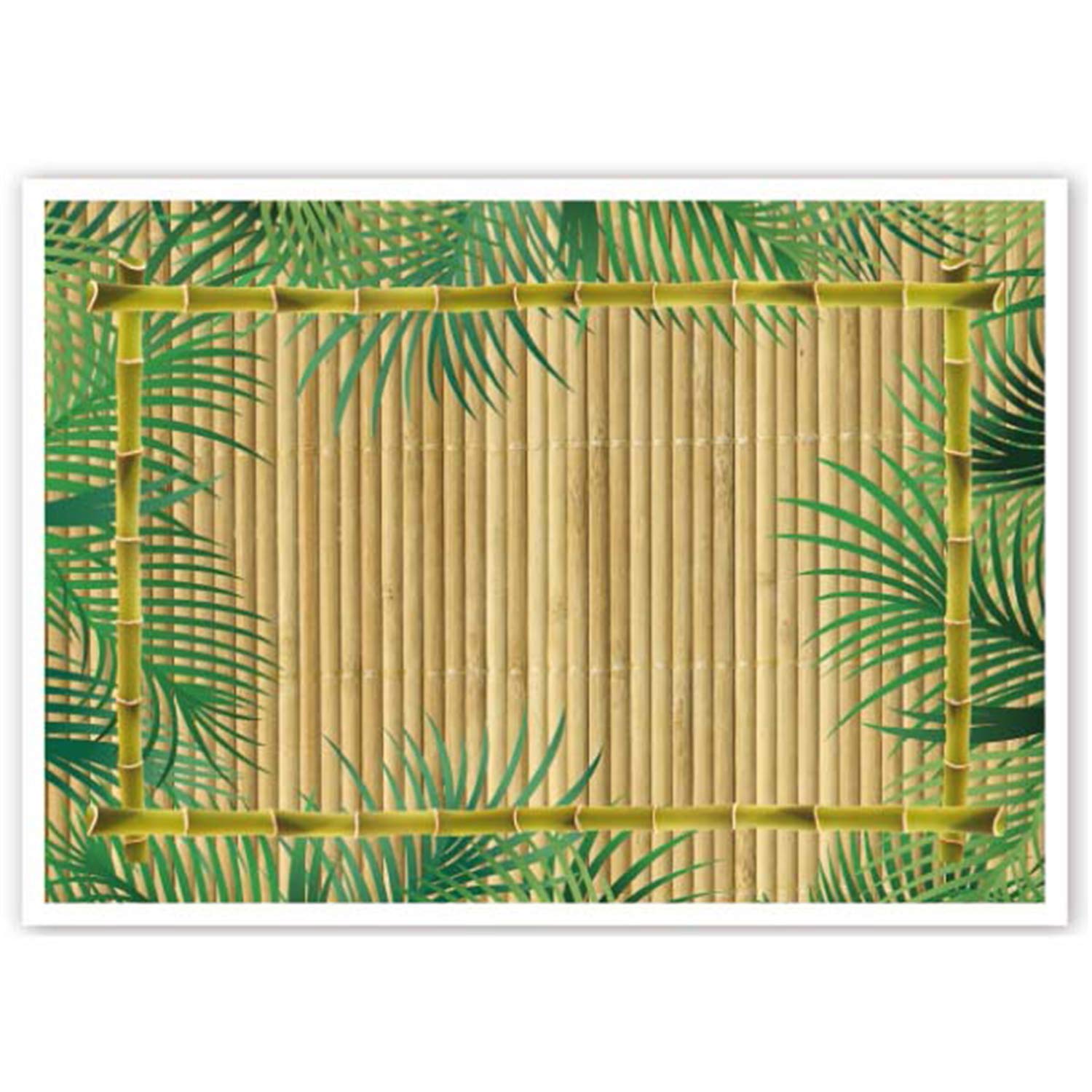 Table Mats Offset "Palms" 70 Gsm 31X43 Cm Cuatricromía Litos - 500 Units