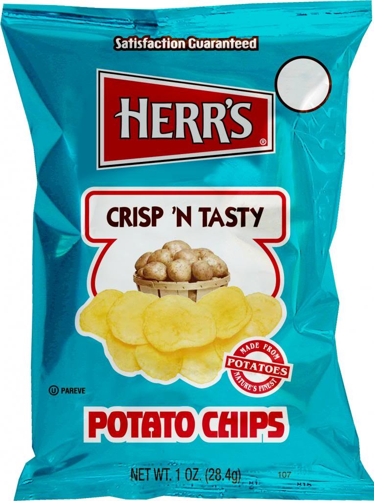 Herr's Barbecue Potato Chips, Pack of 84 bags