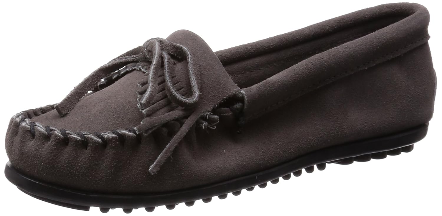 Minnetonka Kilty Suede Moc Mocasines de ante para mujer