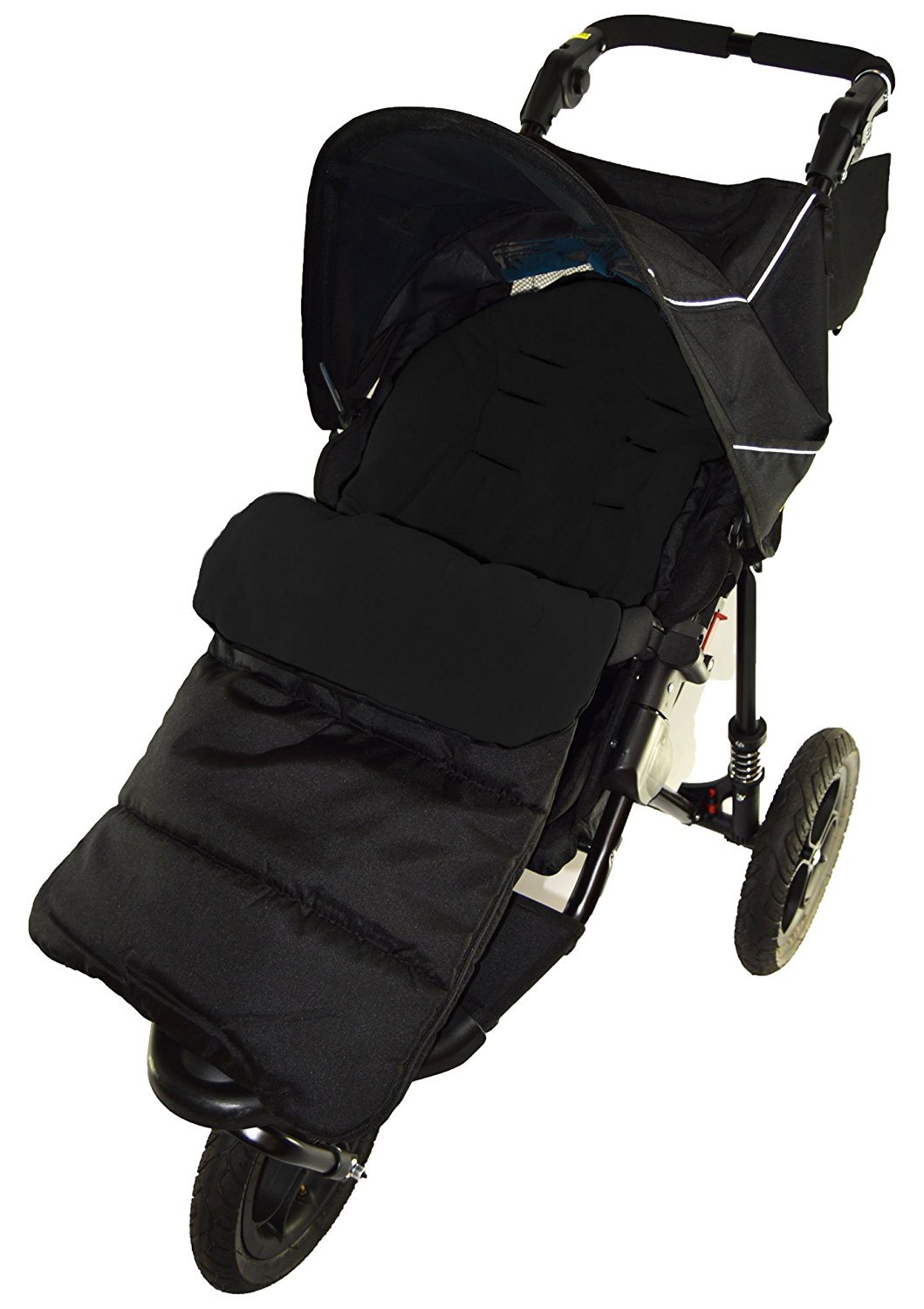 Footmuff/Cosy Toes Compatible with Phil & Teds Dot Pushchair Black Jack