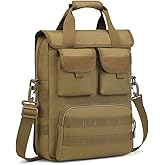 ArcEnCiel 12.9-14.2 Inch Laptop Tactical Messenger Bag Men MOLLE Sling Pack Briefcase Gear Handbags Utility Carry Satchel