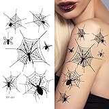 Supperb® Temporary Tattoos - Spiders and Spider