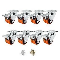 ASHGOOB Caster Wheels, 2inch Casters Set of 8 Heavy
