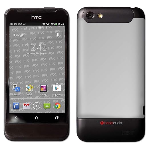atFolix Skin kompatibel mit HTC One V, Designfolie Sticker (FX-Chrome-Glossy-Silver), Verchromt/Chrom/Glanz-Effekt