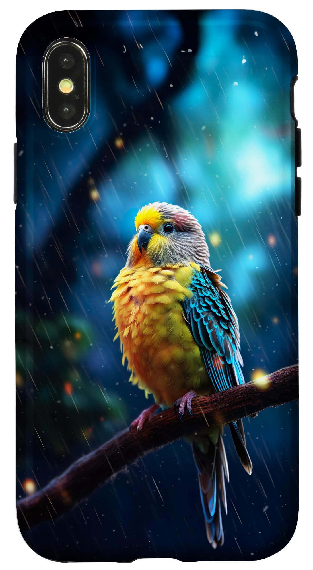 Vibrant Bird Budgie Case for iPhone X/XS
