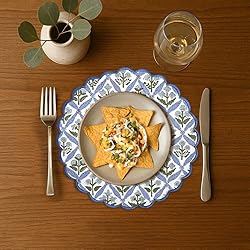 Ridhi Bo-ho Round Place Mat Easter Floral Cotton