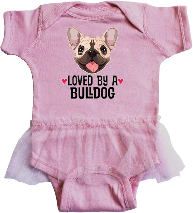 inktastic Bulldog French Bulldog Lover Infant Tutu Bodysuit