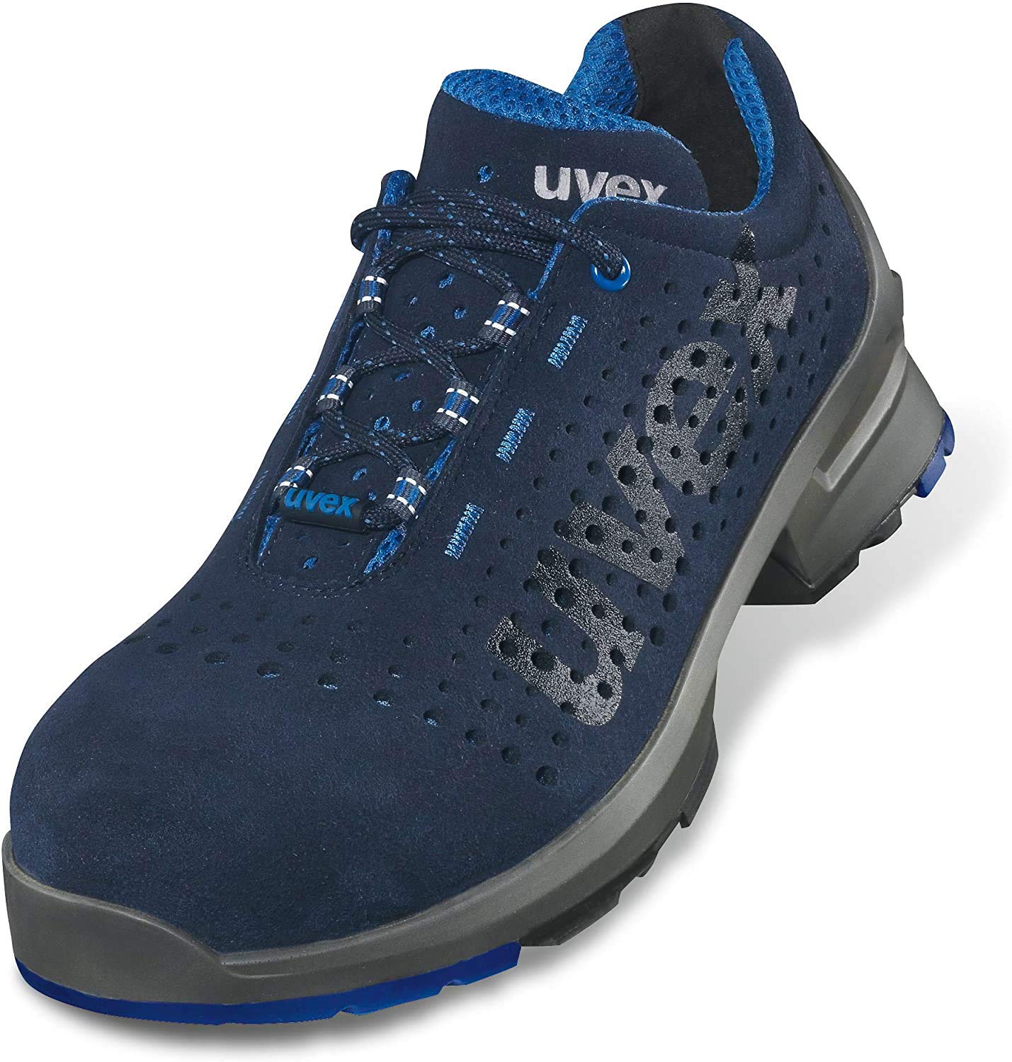 Uvex 1 Work Shoe - Safety Trainer S1 SRC ESD - Blue/Black - Size 3 — image 1