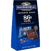 GHIRARDELLI Intense Dark Chocolate Squares, 86% Cacao, 4.12 Oz Bag