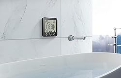 KADAMS Digital Bathroom Shower Kitchen Wall Clock