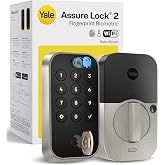 Yale Security Assure Lock 2 Touch Deadbolt, Satin Nickel Keyed Smart Entry Door Lock with Wi-Fi Connected Keypad and Fingerpr
