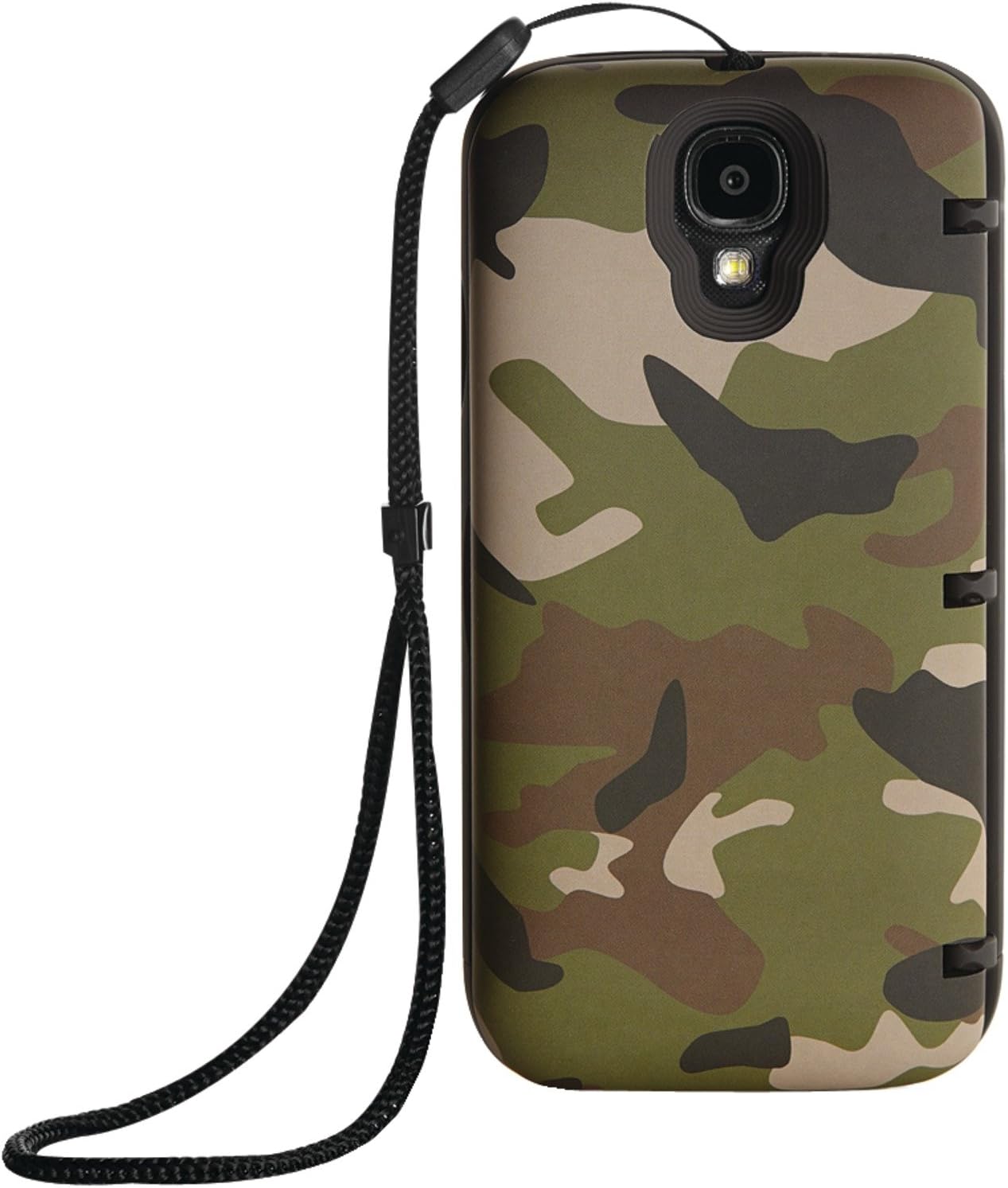EYN (Everything You Need) Protective Case with Built-In Storage for Samsung Galaxy S4 - Camouflage