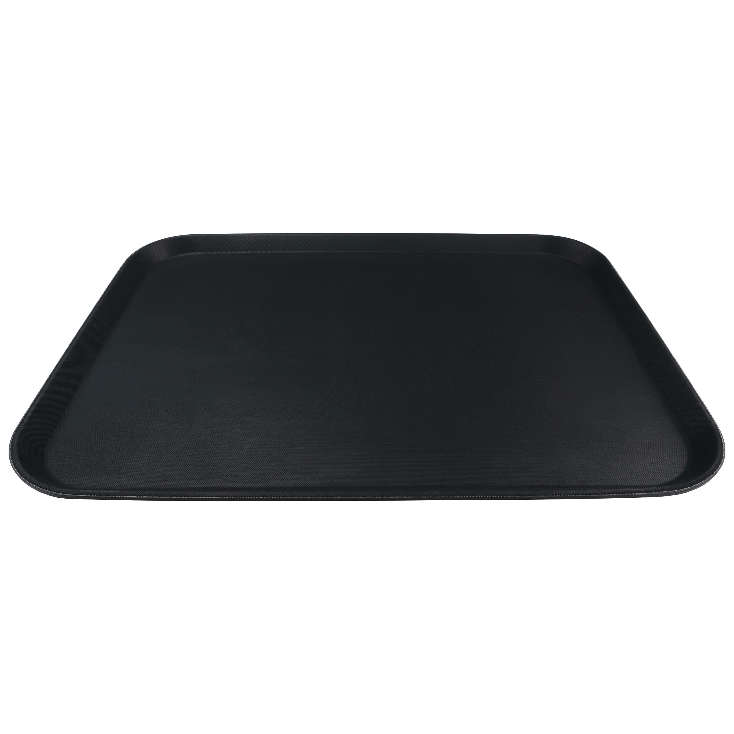 Grunwerg PN-1622 Super Plastic Rubberized Anti-Skid, Non-Slip Food Tray, Retangular, 55 x 40cm (22 x 16 Inches)