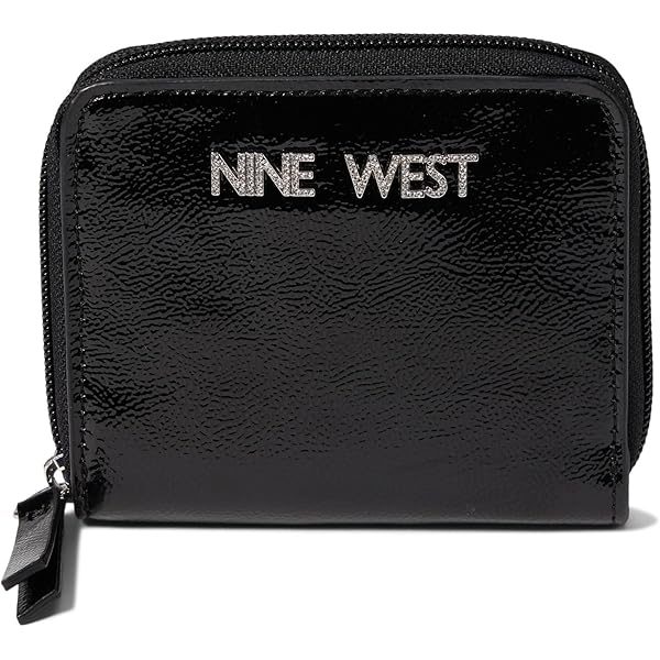 Nine West Aidie Slg Small Zip Around Black One Size at