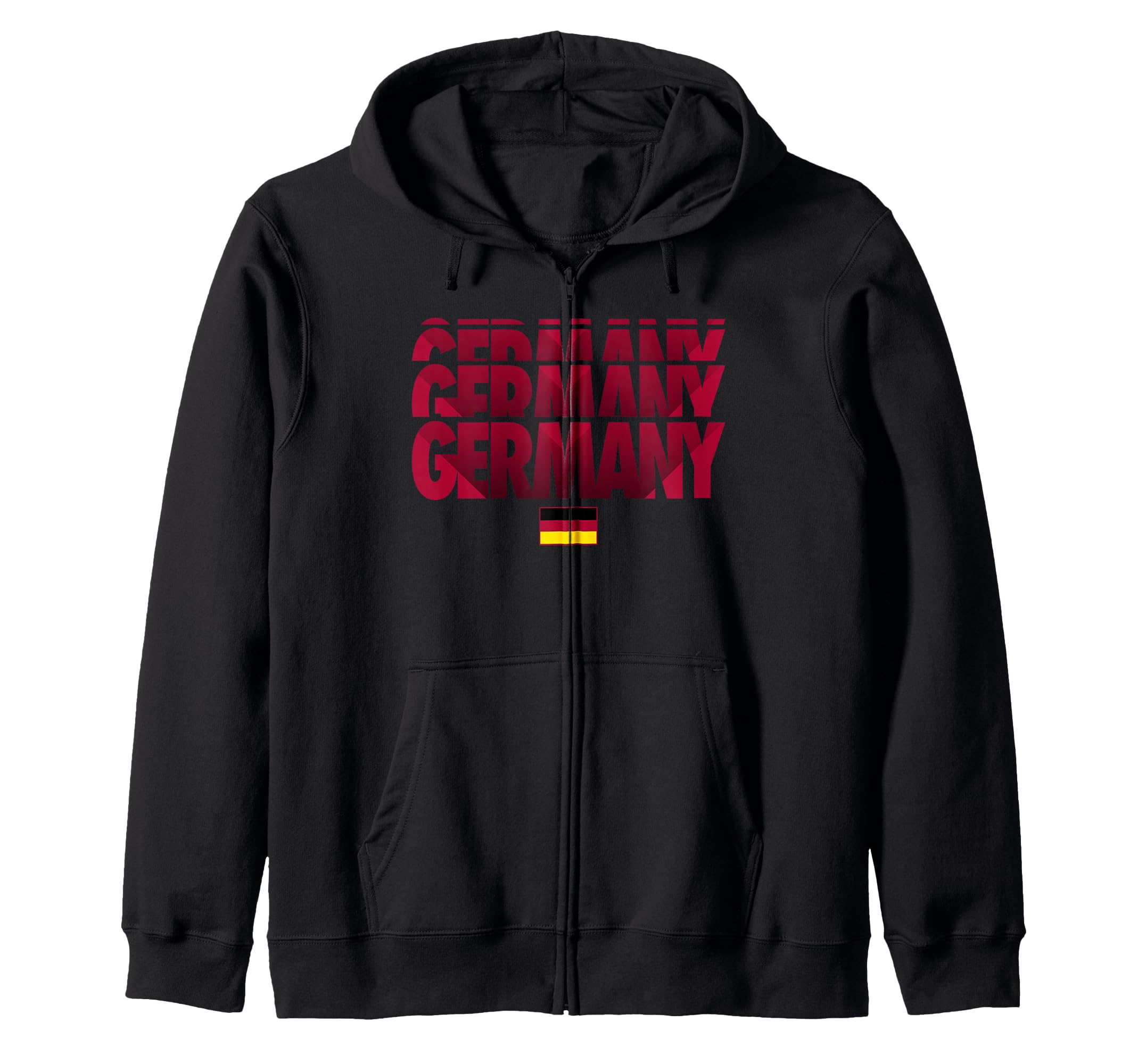 Germany Stack Flag Zip Hoodie
