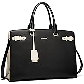 BOSTANTEN Briefcase for Women 15.6 Inch Genuine Leather Laptop Briefcase Shoulder Work Tote Bag Purse