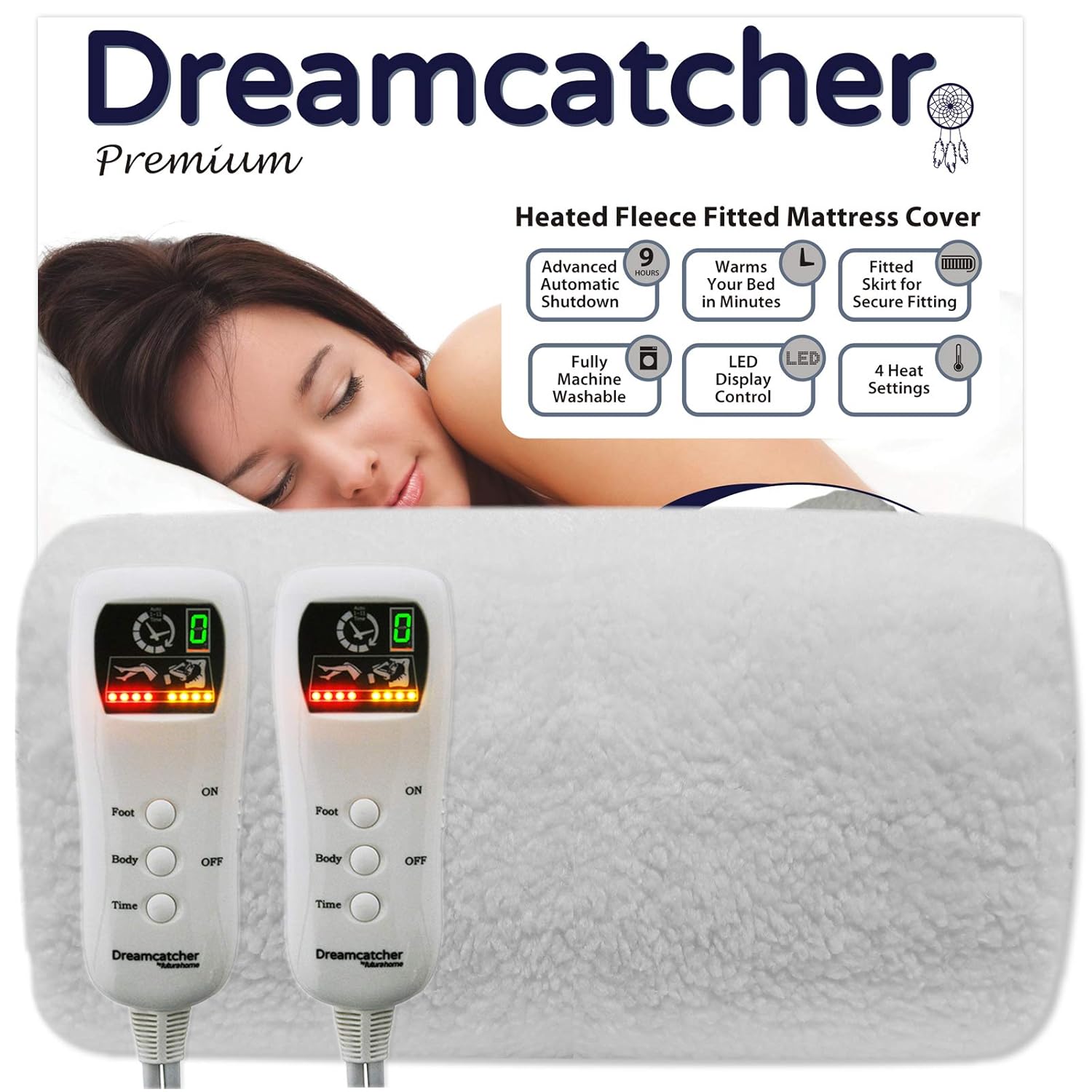 Dreamcatcher Super King Size Electric Blanket Luxury Polar Fleece, SuperKing Size Bed 203 x Dreamcatcher Super King Size Electric Blanket Luxury Polar Fleece, SuperKing Size Bed 203 x