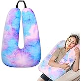 Atablyn Children Travel Pillow Car Pillow Removable U-Shaped Pillow for Adults to Support Head and Body in The Back Seat of Long Car Trips