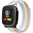 Snyeest Nylon Band Replacement Compatible for Xplora X5 / XGO 2/XGO 3, Hook & Loop Watch Bands Compatible with Xplora X5 Play/ XGO2/XGO3, Rainbow
