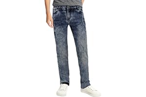 X RAY Boys Distressed Jeans, Big Boy & Little Kids Stretch Slim Fit Pants, Ripped Denim Jeans for Boys