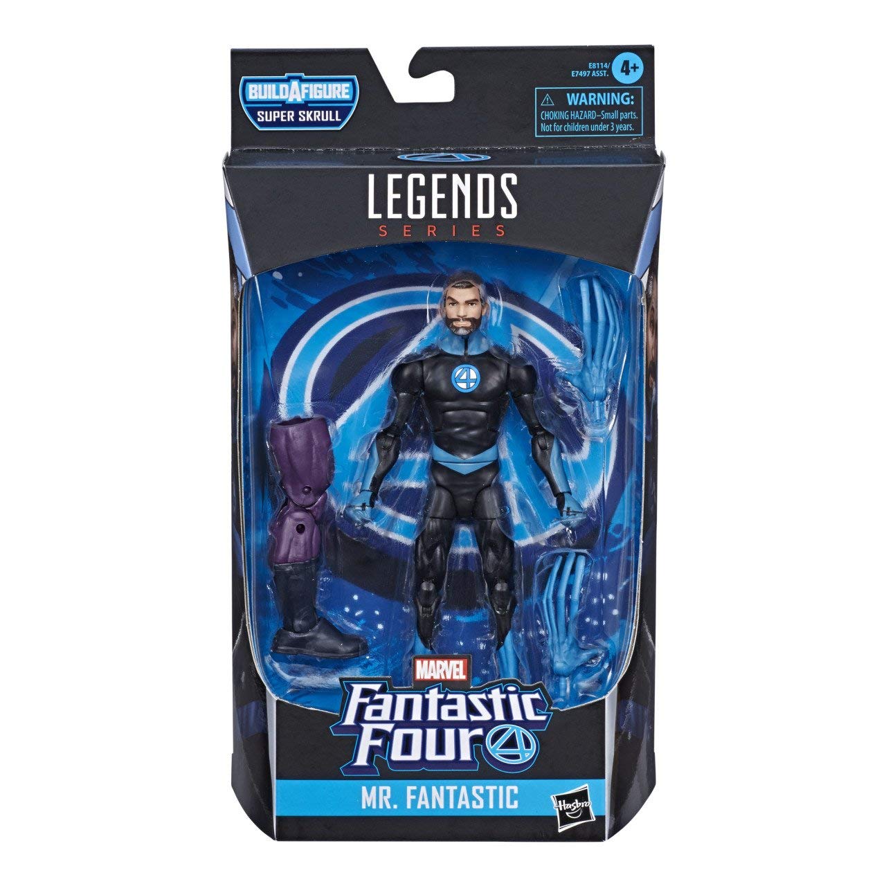 Hasbro Marvel Legends Series Fantastic Four 15 cm Collectible Action Figure Mr Fantastic Toy, Premium Design, 2 Accessories and 1 Build-A-Figure Part