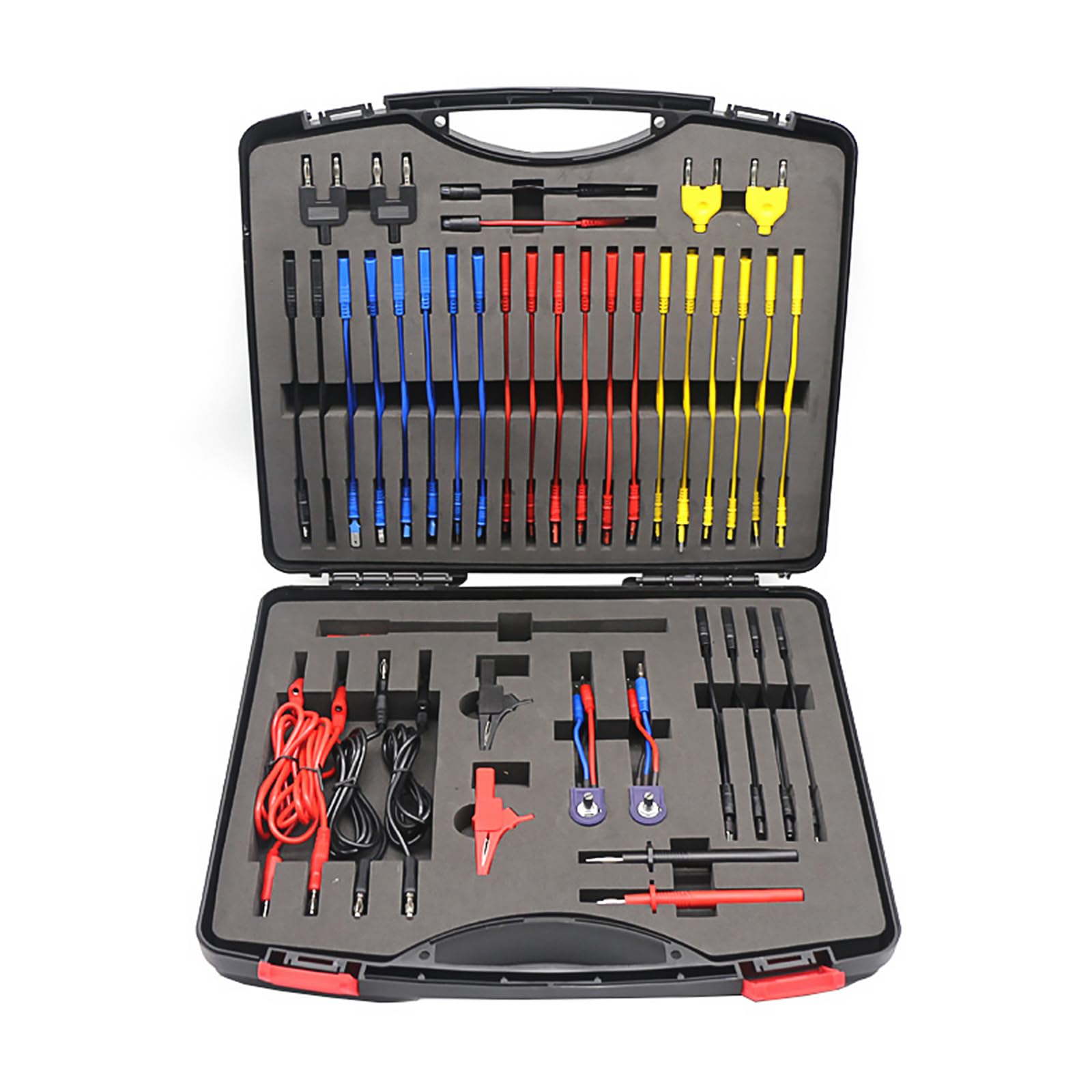 92 Electrical Multimeter Test Lead Kit, Multi Function Automotive Circuit Test Leads Kit with 72 Terminals&Alligator Clips& Test Probes