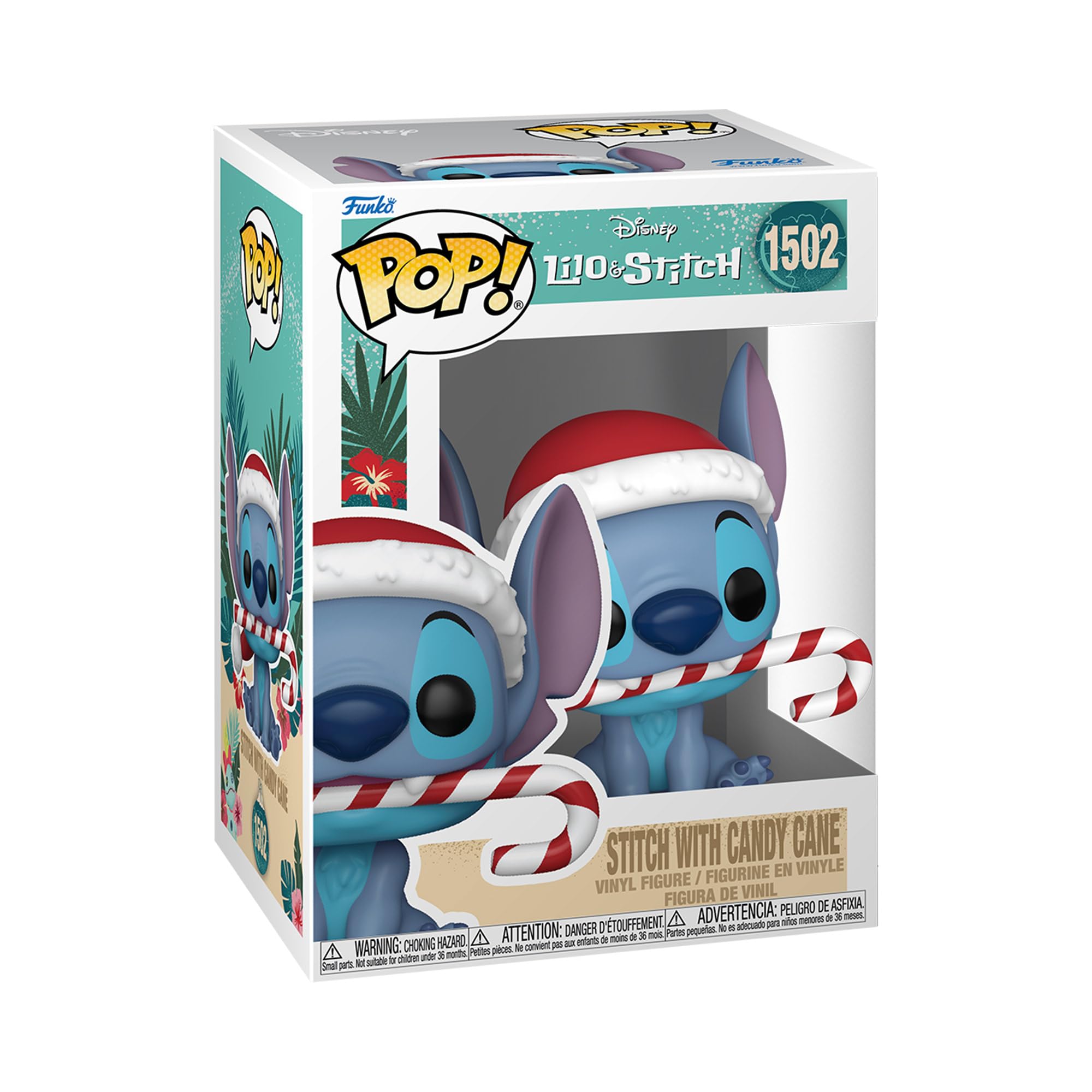 Funko Pop! Disney: Holiday – Stitch With Candy Cane - Lilo and Stitch - Collectable Vinyl Figure - Gift Idea - Official Merchandise - Toys for Kids & Adults - Movies Fans - Model Figure for Collectors