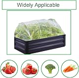 YUNSTK 30Pcs Garden Hoops Fiberglass 7 Ft Grow Tunnel Kit with Clamps view 7