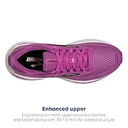 Brooks Women's Sneaker, Orchid Black Purple, 9.5