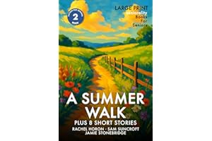 A Summer Walk: Large Print easy to read story for Seniors with Dementia, Alzheimer’s or memory issues - includes additional s