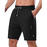 Pioneer Camp Sweat Shorts for Men 7" Inseam Cotton Athletic Casual Shorts with 4 Pockets for Gym Workout Lounge Summer Shorts