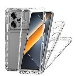 Elubugod Compatible with Tecno Pova 6 Case,3 in 1