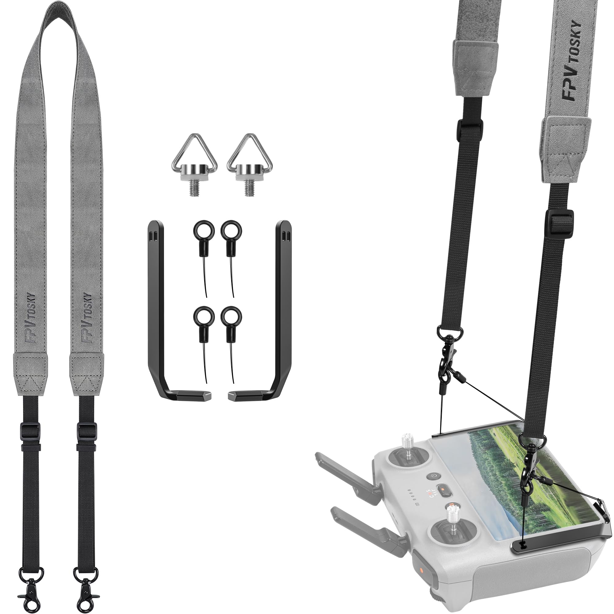 Photo 1 of FPVtosky Balance Lanyard for DJI RC/RC 2 Controller, Lanyard Neck Strap for DJI Flip/Mini 4 Pro/Mini 3/Mini 3 Pro/Air 3S/Remote Controller Accessories [Not for RC pro]