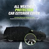 Favoto Hatchback Car Cover 145-157 in Waterproof 5-Layer with Right Side Zipper view 3