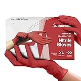 Light Burgundy Nitrile Disposable Gloves - 100